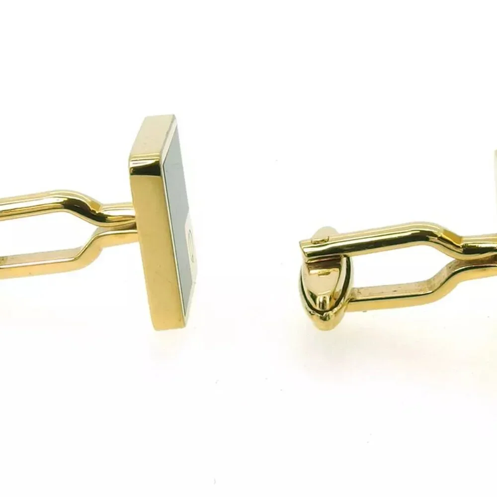 dunhill cuff d mark Gold Hardware Authentic used